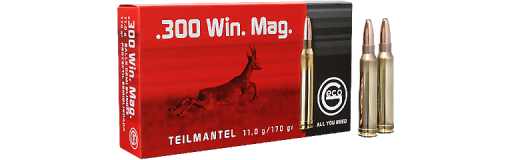 Cartouches Geco .300 Win Mag Demi-blindée 170 gr